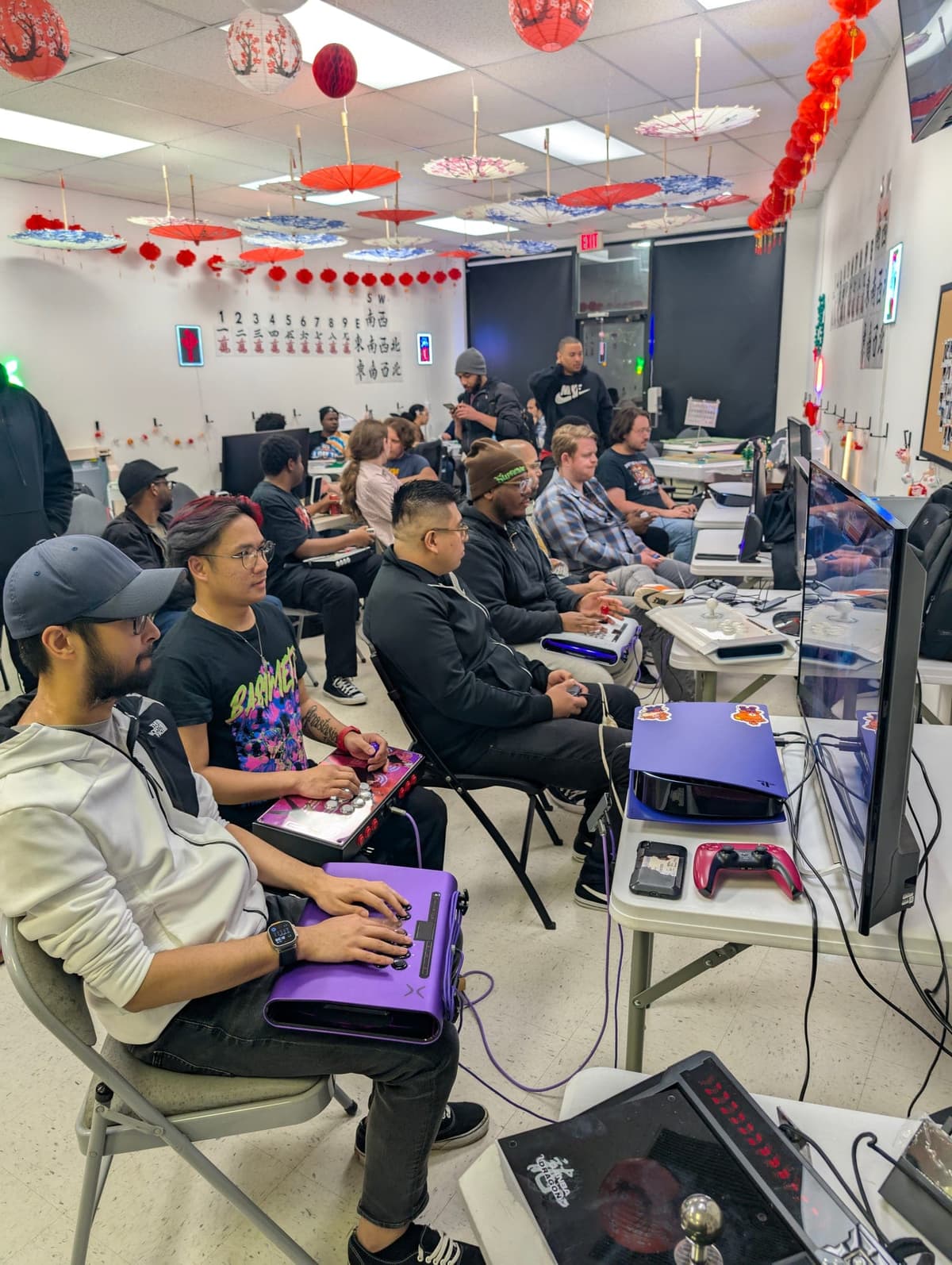 Setting Sun VB gaming event — mahjong players Virginia Beach
